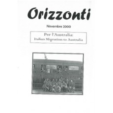 2000 11 November 2000 Per l'Australia Italian migration